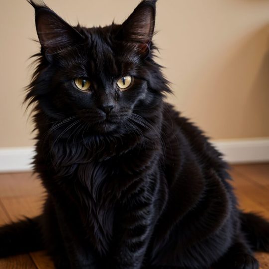 Maine Coon Long Haired Black Cat Breeds